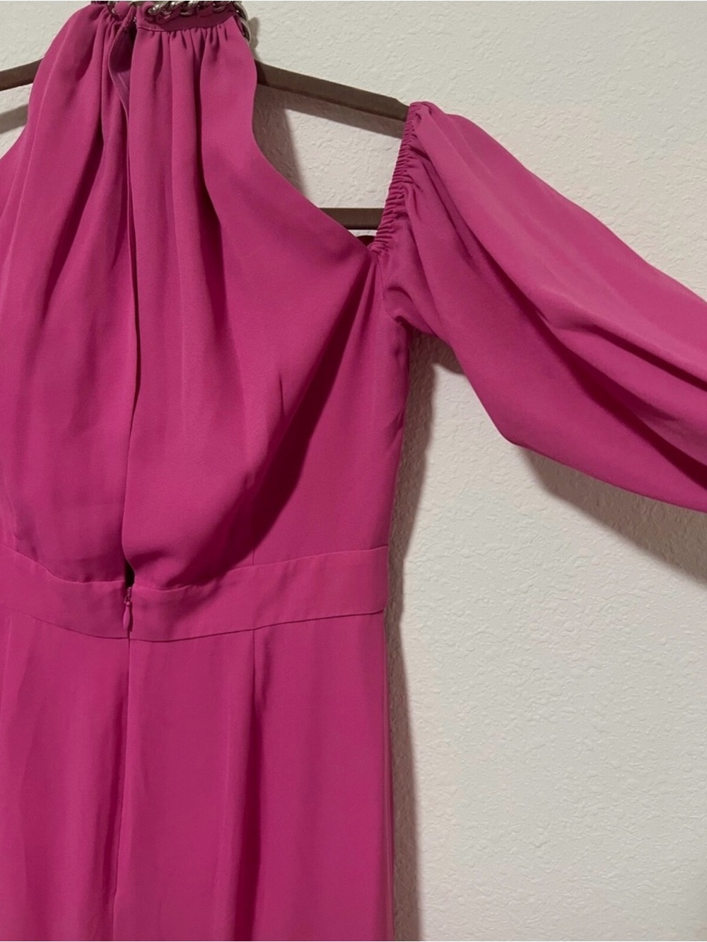 BCBG MAXAZIRA HIGH LOW DRESS Fuchsia - Picture 6 of 6
